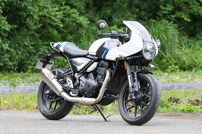 【トライアンフ スラクストン400 試乗記】見た目だけで終わらない。これにてシングルスポーツの新章開幕。06写真