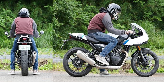 【トライアンフ スラクストン400 試乗記】見た目だけで終わらない。これにてシングルスポーツの新章開幕。11画像